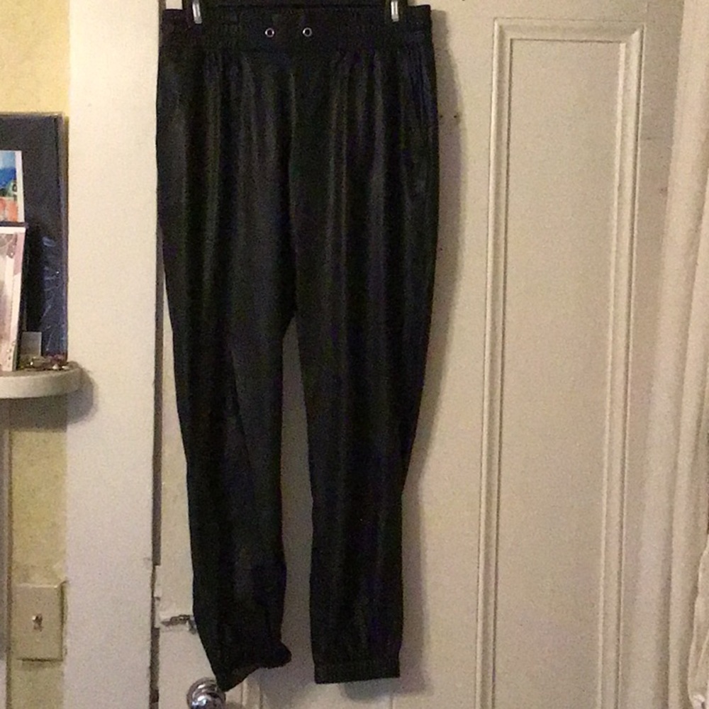 Faux leather joggers..PHILaNTHROPY. Size xs/s